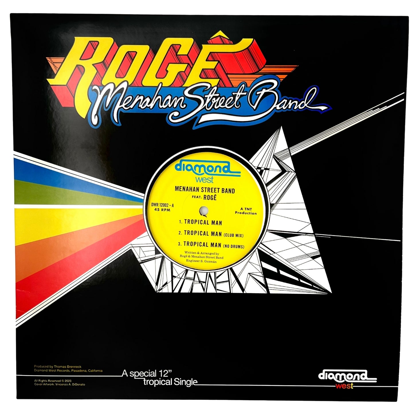 Menahan Street Band ft Rogê "Tropical Man" 12" remixes